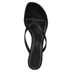 Freja Leather Thong Heel