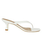 Freja Leather Thong Heel