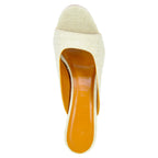 Sylvia Linen Heel Slide