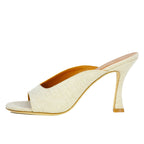 Sylvia Linen Heel Slide