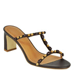 Talita-Heel Beaded T-Strap Slide