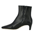 Wally Ankle Leather Heel Bootie