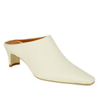 Wally Mule Leather Heel Mule