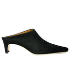 Wally Suede Heel Mule