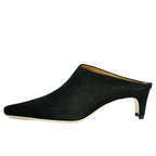 Wally Suede Heel Mule