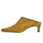 Wally Suede Heel Mule