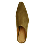 Wally Suede Heel Mule