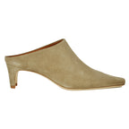 Wally Suede Heel Mule