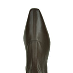 Wally-Sock Stretch Leather Flat Boot