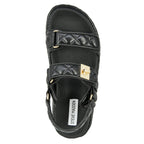 Big Mona Quilted Leather Footbed Sandal