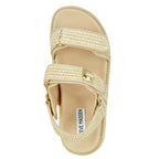 Big Mona Raffia Footbed Sandal