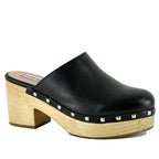 Brooklyn-1 Leather Heel Clog