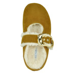 Cloudy-Fur Fur Strap Flat