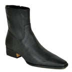 Dorene Leather Heel Bootie