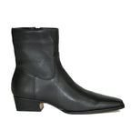 Dorene Leather Heel Bootie