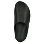 Fern Leather Closed Flat Mule