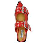 Graya Patent Buckle Pointy Flat