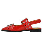 Graya Patent Buckle Pointy Flat