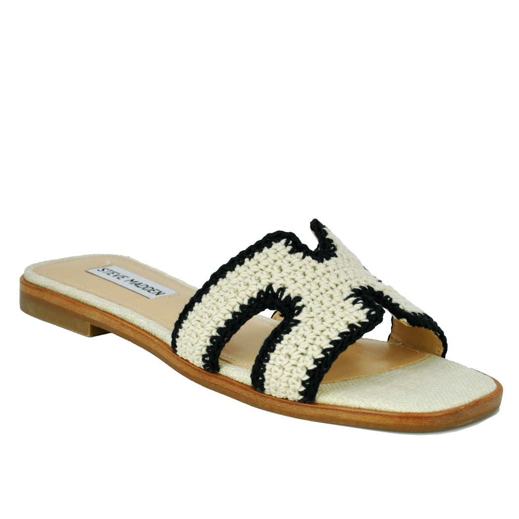 Santana Raffia Heel Slide – Footnotes