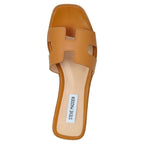 Hadyn Leather Flat Slide