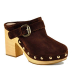 Hilde Suede High Clog