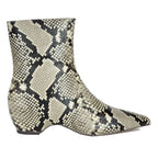 Karlson Snake Pointed Toe Ankle Boot