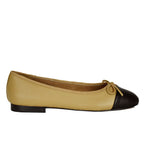 Kit Leather Cap Toe Ballet