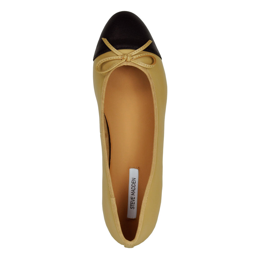 Kit Leather Cap Toe Ballet