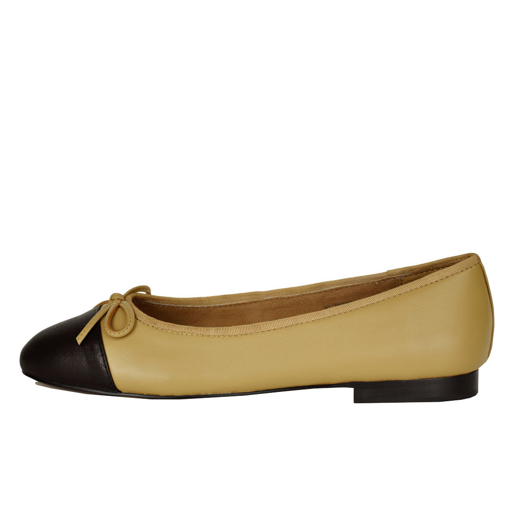 Kit Leather Cap Toe Ballet