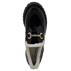 Lando-F Patent Faux Fur Loafer