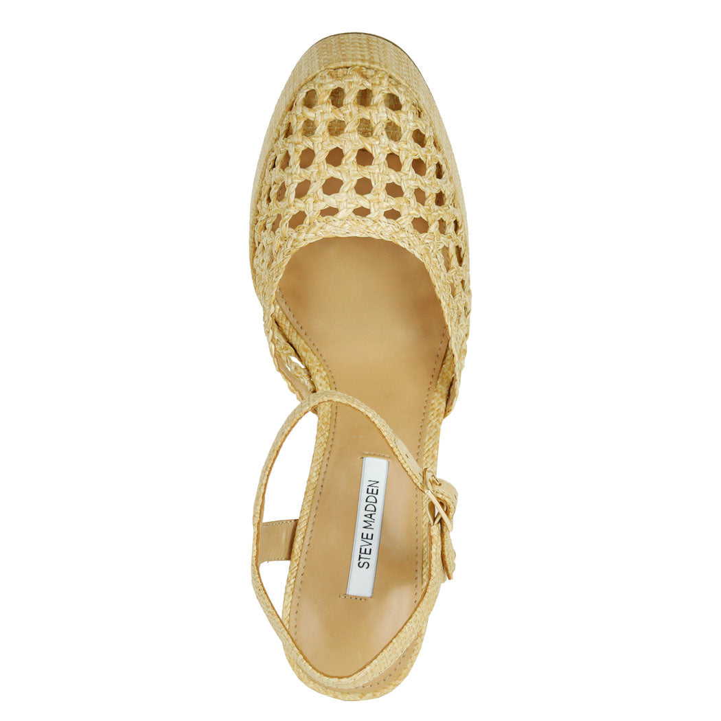 Lexie-Raff Raffia Platform Heel