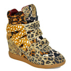 Mavis Animal Print Wedge Sneaker