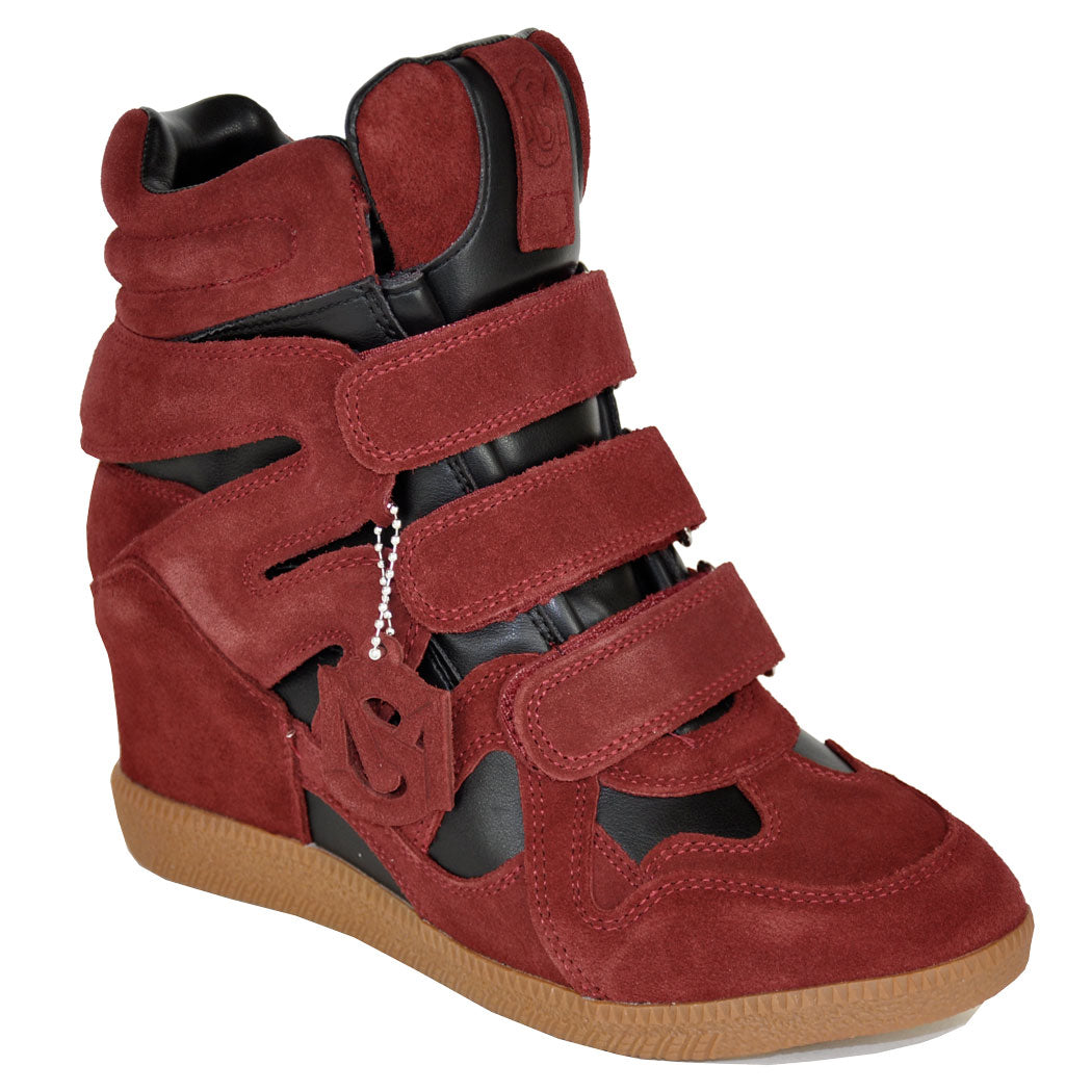 Mavis Velcro Wedge Combo Sneaker
