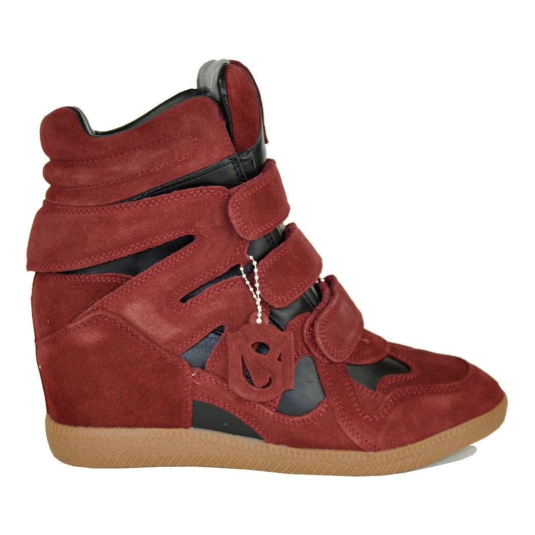 Mavis Velcro Wedge Combo Sneaker