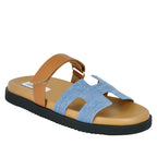 Mayven Denim Footbed Slide