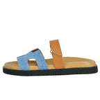 Mayven Denim Footbed Slide