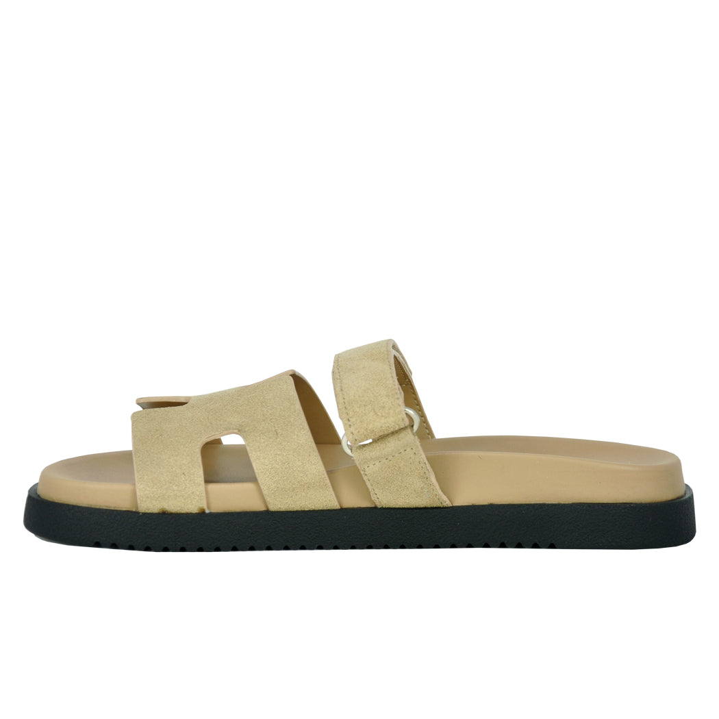 Mayven Suede Footbed Slide – Footnotes