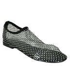 Mino-R Rhinestone Mesh Flat
