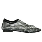 Mino-R Rhinestone Mesh Flat