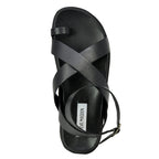 Mira Leather Flat Footbed Sandal