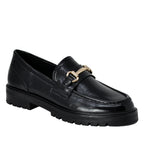 Mistor Leather Ornament Flat Loafer