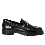 Mistor Leather Ornament Flat Loafer