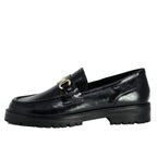 Mistor Leather Ornament Flat Loafer