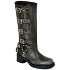 Rocky Leather Tall Buckles Boot