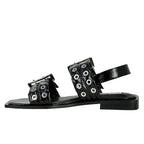 Sandria Flat Double Buckle Sandal