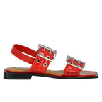 Sandria Flat Double Buckle Sandal