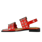 Sandria Flat Double Buckle Sandal