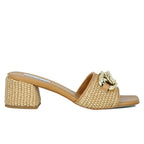 Santana Raffia Heel Slide