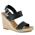 Uri Leather Wedge Espadrille