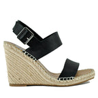 Uri Leather Wedge Espadrille